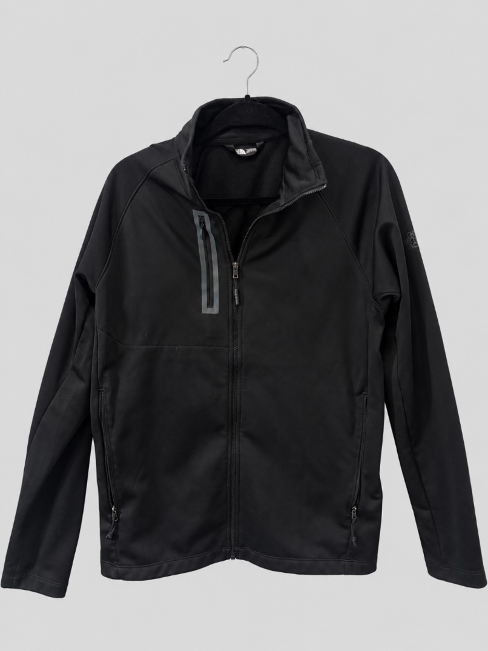 The North Face Black Full Zip Fleece Backed Jacket